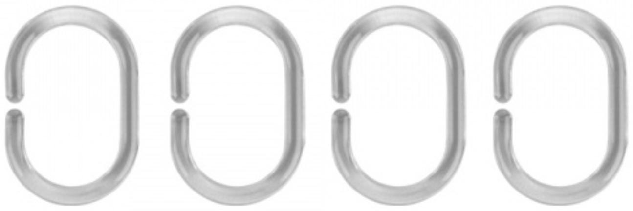 Кольца для штор, 12 шт, серые BT-H-004