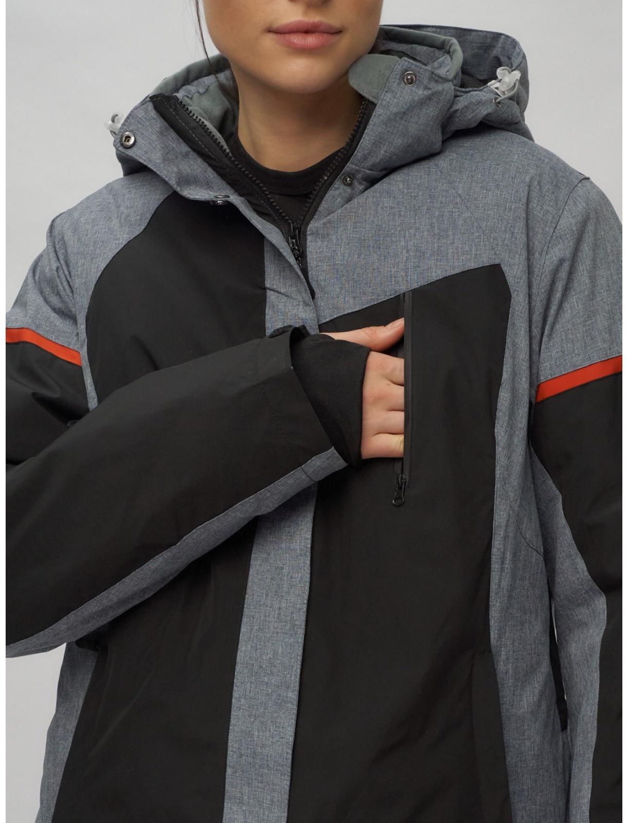 Костюм горнолыжный женский, размер 52, цвет чёрный