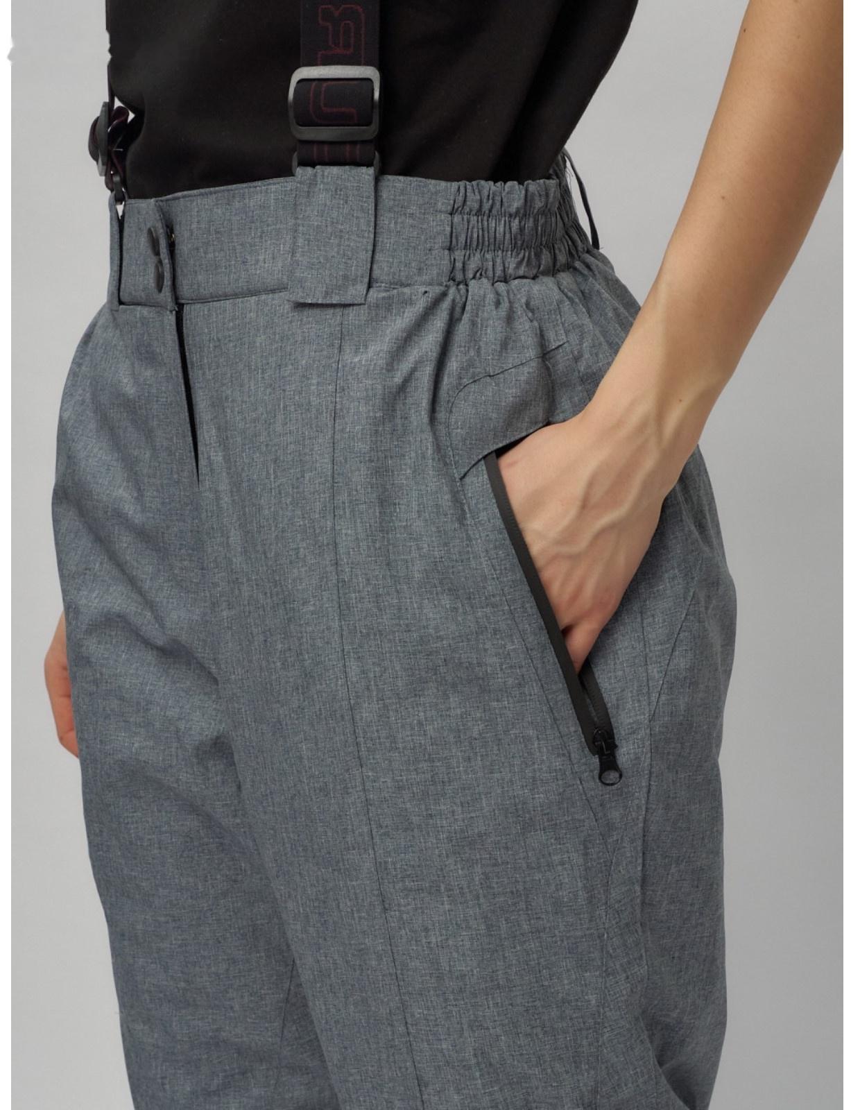 Костюм горнолыжный женский, размер 52, цвет чёрный