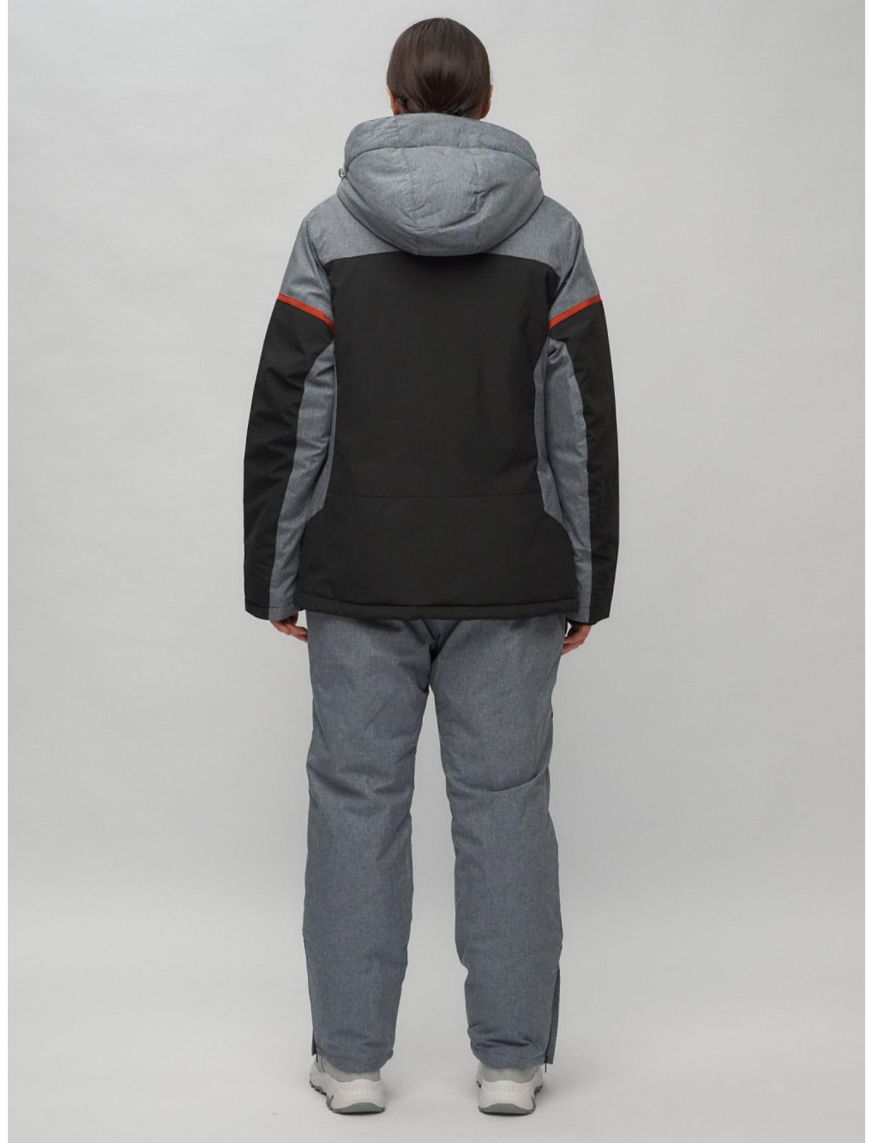 Костюм горнолыжный женский, размер 52, цвет чёрный