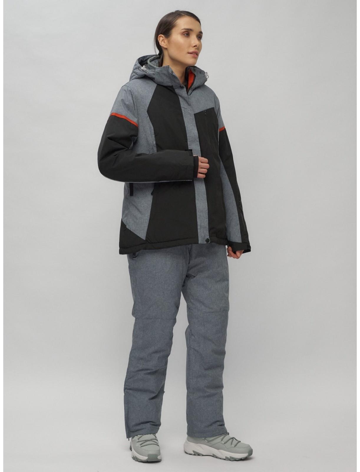 Костюм горнолыжный женский, размер 52, цвет чёрный