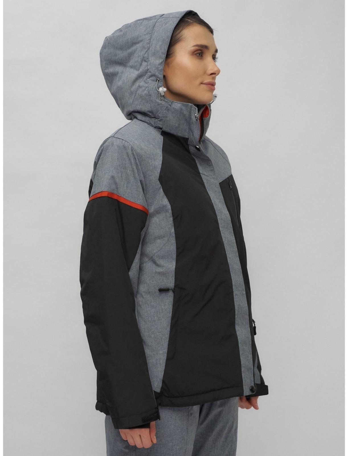 Костюм горнолыжный женский, размер 52, цвет чёрный