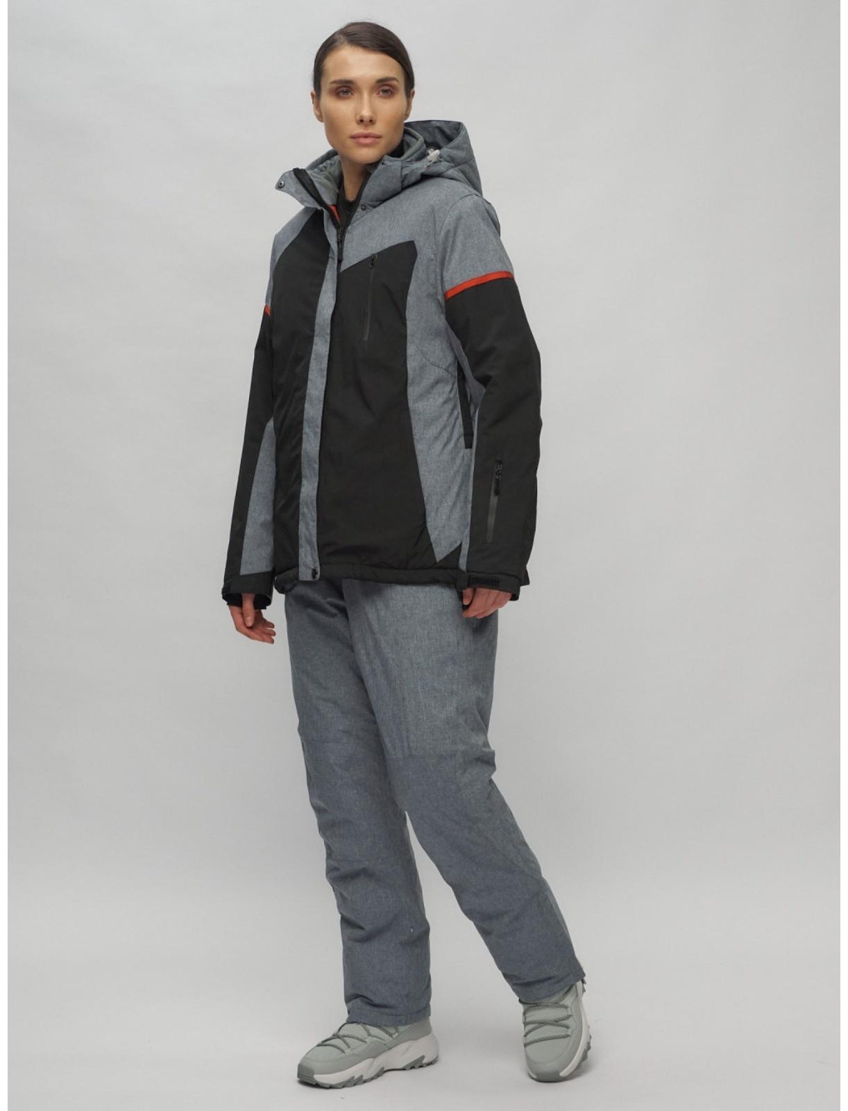 Костюм горнолыжный женский, размер 52, цвет чёрный