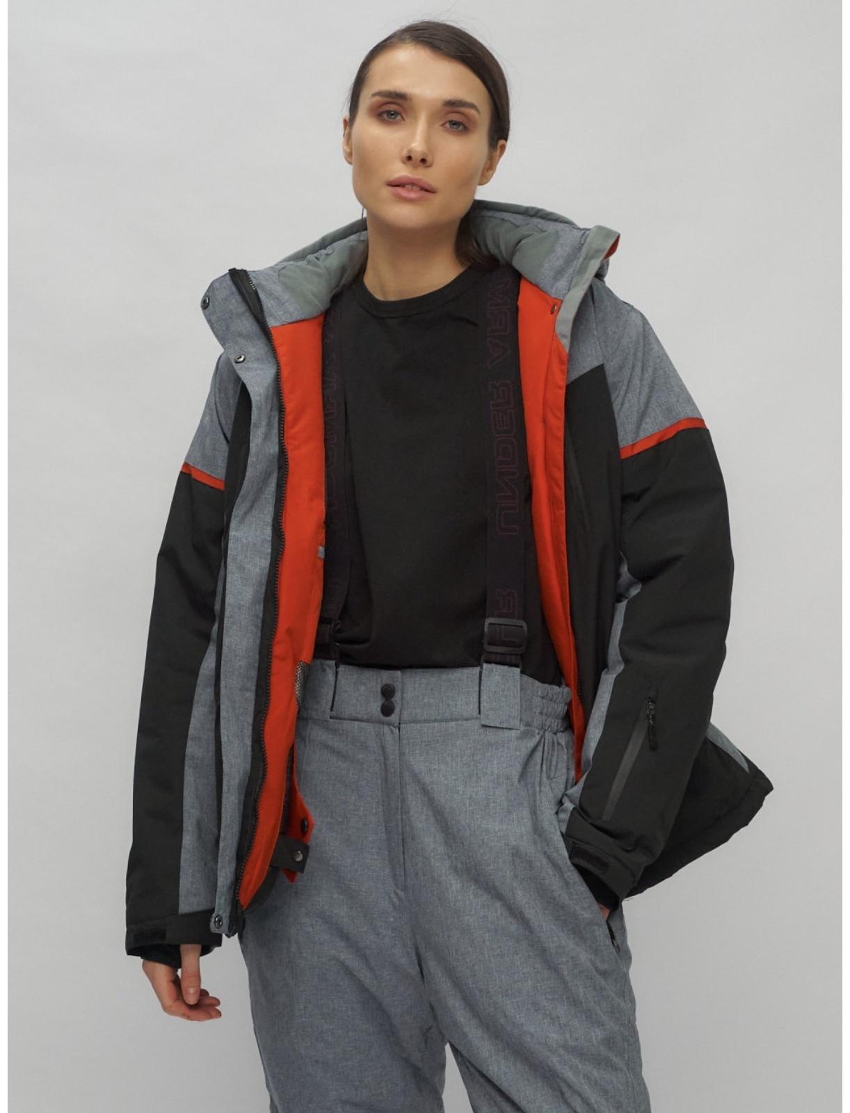 Костюм горнолыжный женский, размер 52, цвет чёрный