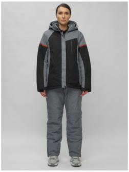 Костюм горнолыжный женский, размер 52, цвет чёрный