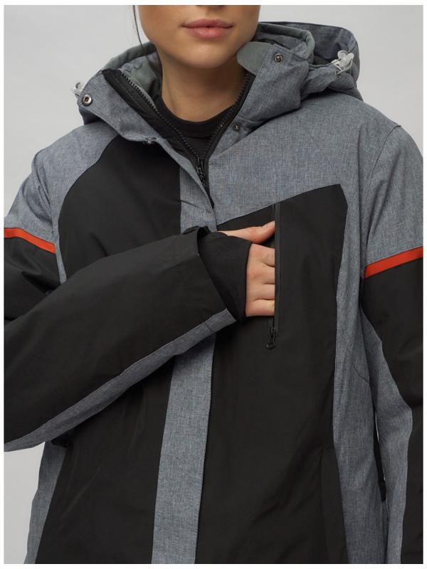 Костюм горнолыжный женский, размер 52, цвет чёрный