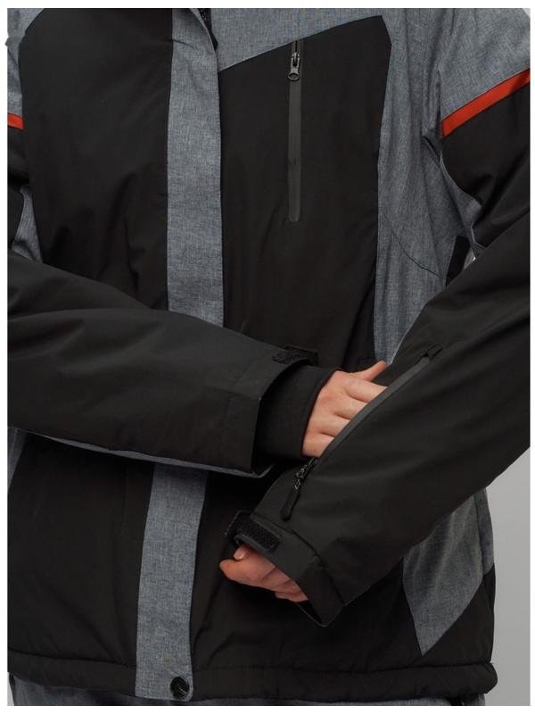 Костюм горнолыжный женский, размер 52, цвет чёрный