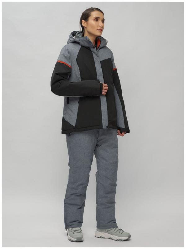 Костюм горнолыжный женский, размер 52, цвет чёрный