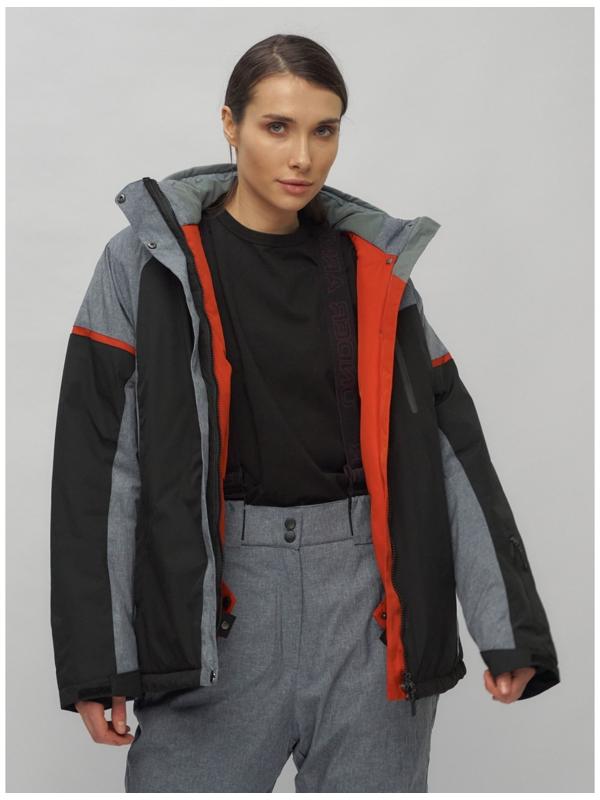 Костюм горнолыжный женский, размер 52, цвет чёрный