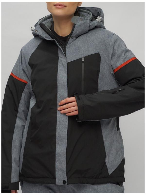 Костюм горнолыжный женский, размер 52, цвет чёрный