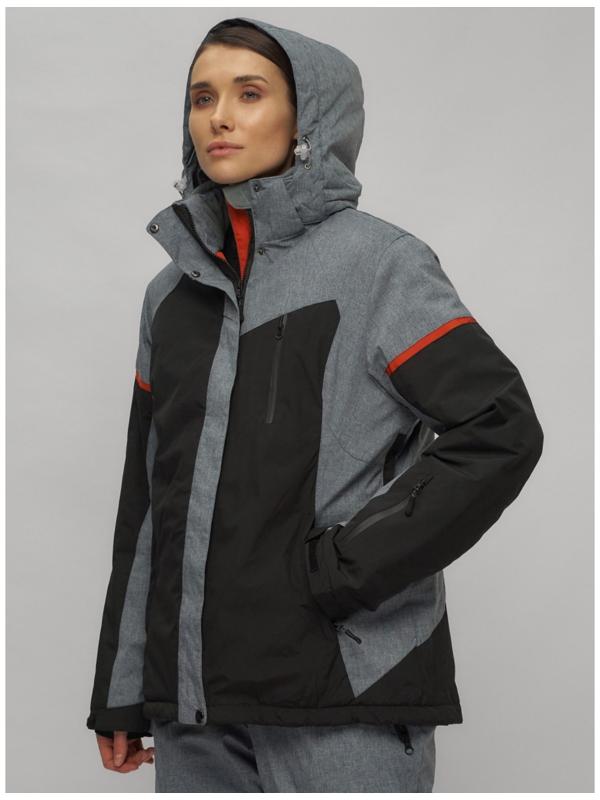 Костюм горнолыжный женский, размер 52, цвет чёрный