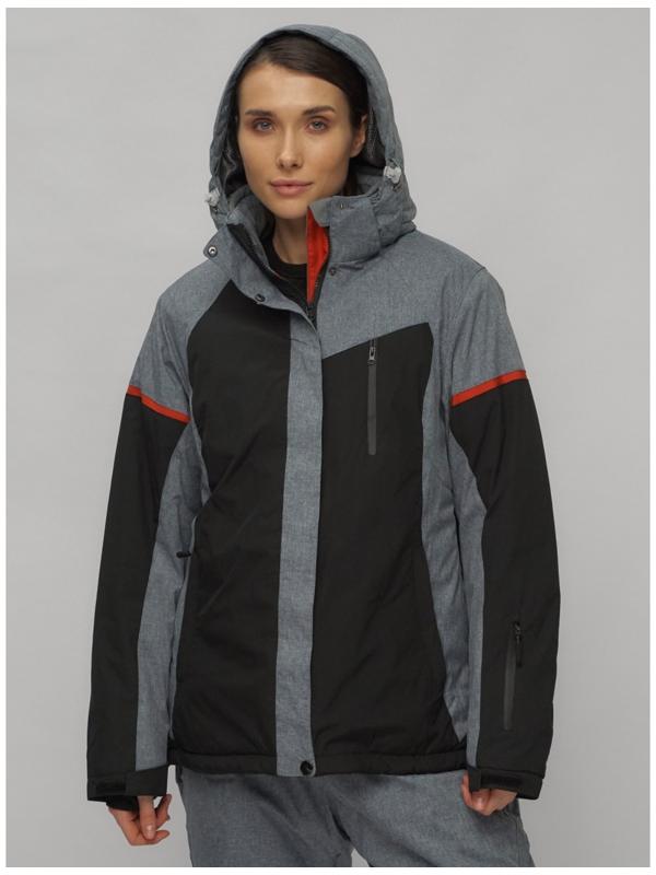 Костюм горнолыжный женский, размер 52, цвет чёрный