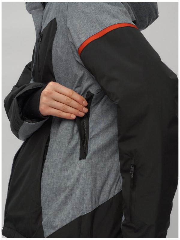 Костюм горнолыжный женский, размер 52, цвет чёрный