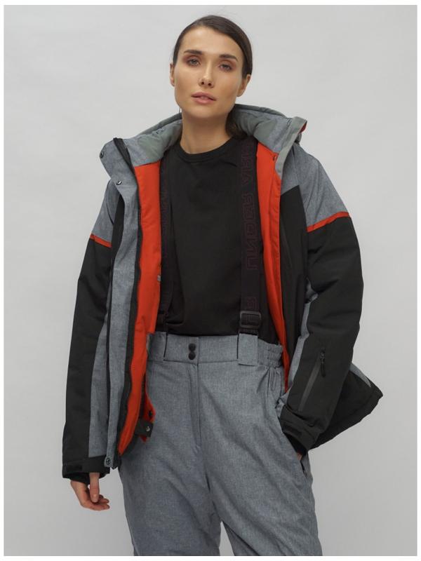 Костюм горнолыжный женский, размер 52, цвет чёрный