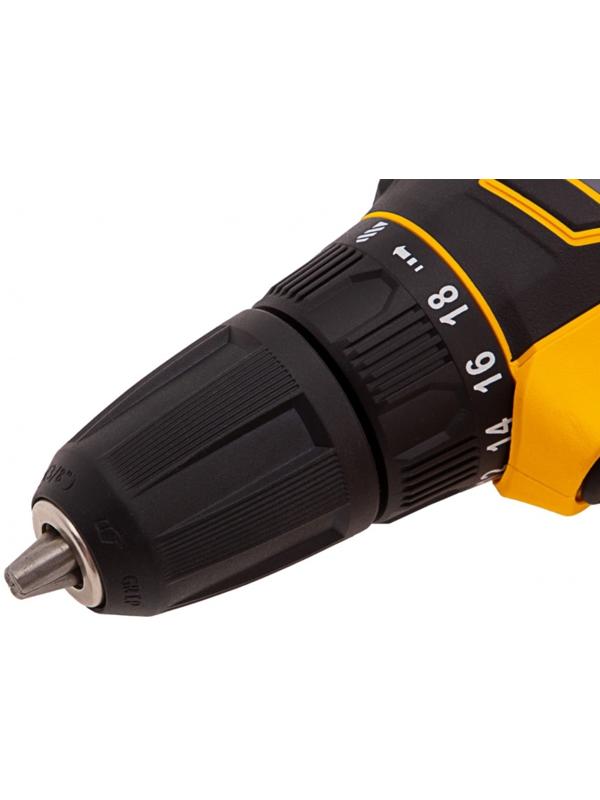 Дрель-шуруповерт Denzel 26116, аккумуляторная CDL-18-02BM, Li-Ion, 18 В, 2 акк.