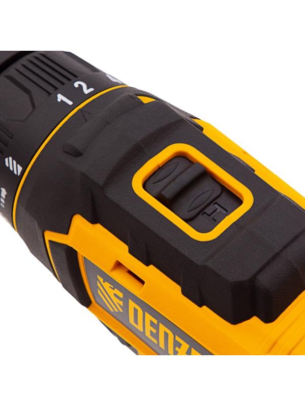 Дрель-шуруповерт Denzel 26116, аккумуляторная CDL-18-02BM, Li-Ion, 18 В, 2 акк.