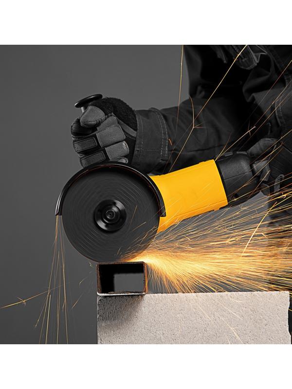 Шлифовальная машина угловая Denzel 26909, AGH125-1200A, 1200 Вт, 125 мм, 11000 об/мин