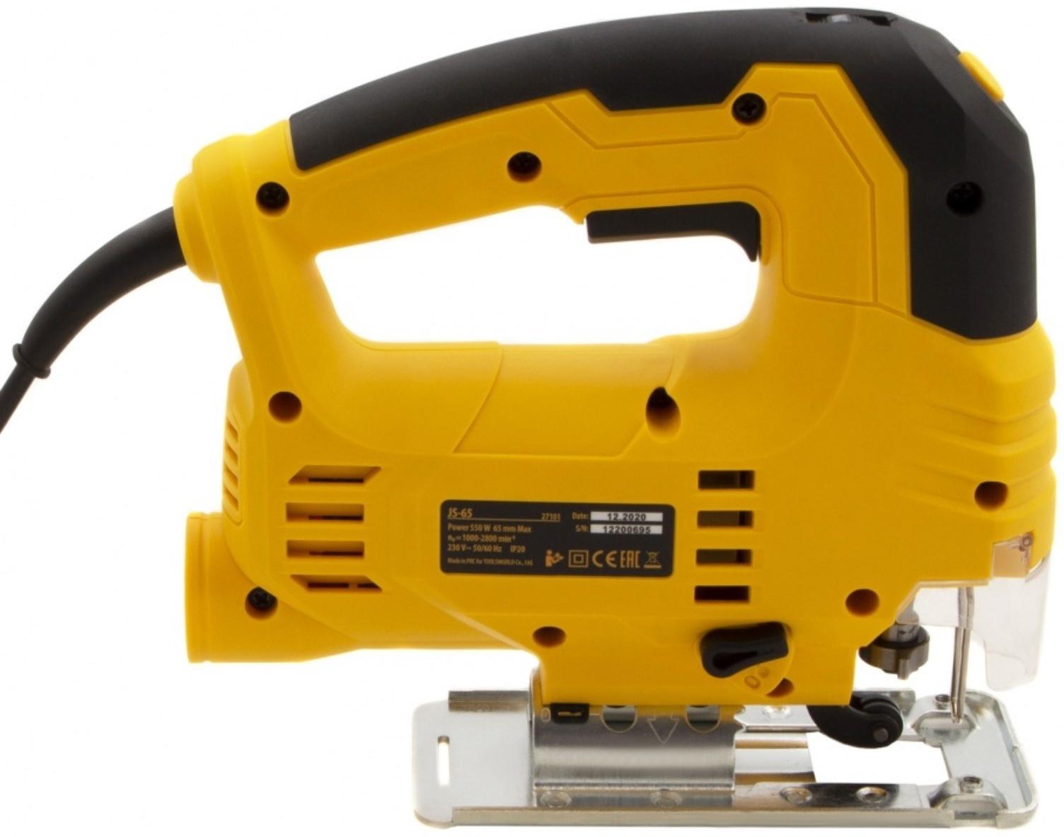 Лобзик электрический Denzel 27101, JS-65, 550 Вт, 65 мм