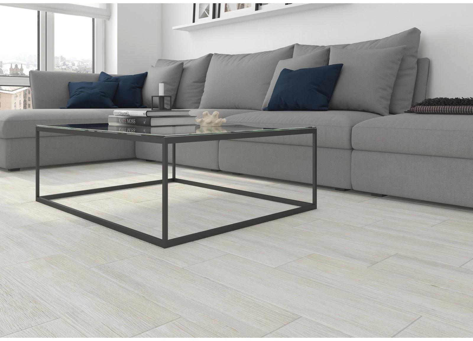 Керамогранит Finwood белый рельеф 18,5x59,8 (в упаковке 1,216 м2)