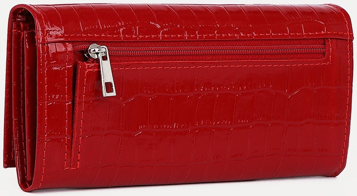 Кошелёк на кнопке, цвет красный