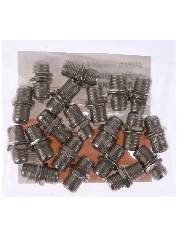 Переходник PROconnect, гнездо F - гнездо F, с кольцом