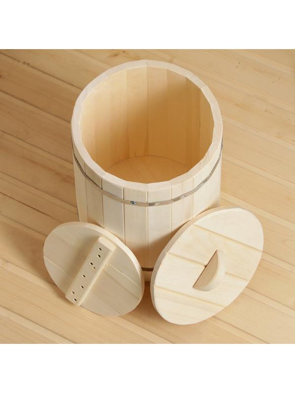 Кадка с гнётом, липа, 20 литров