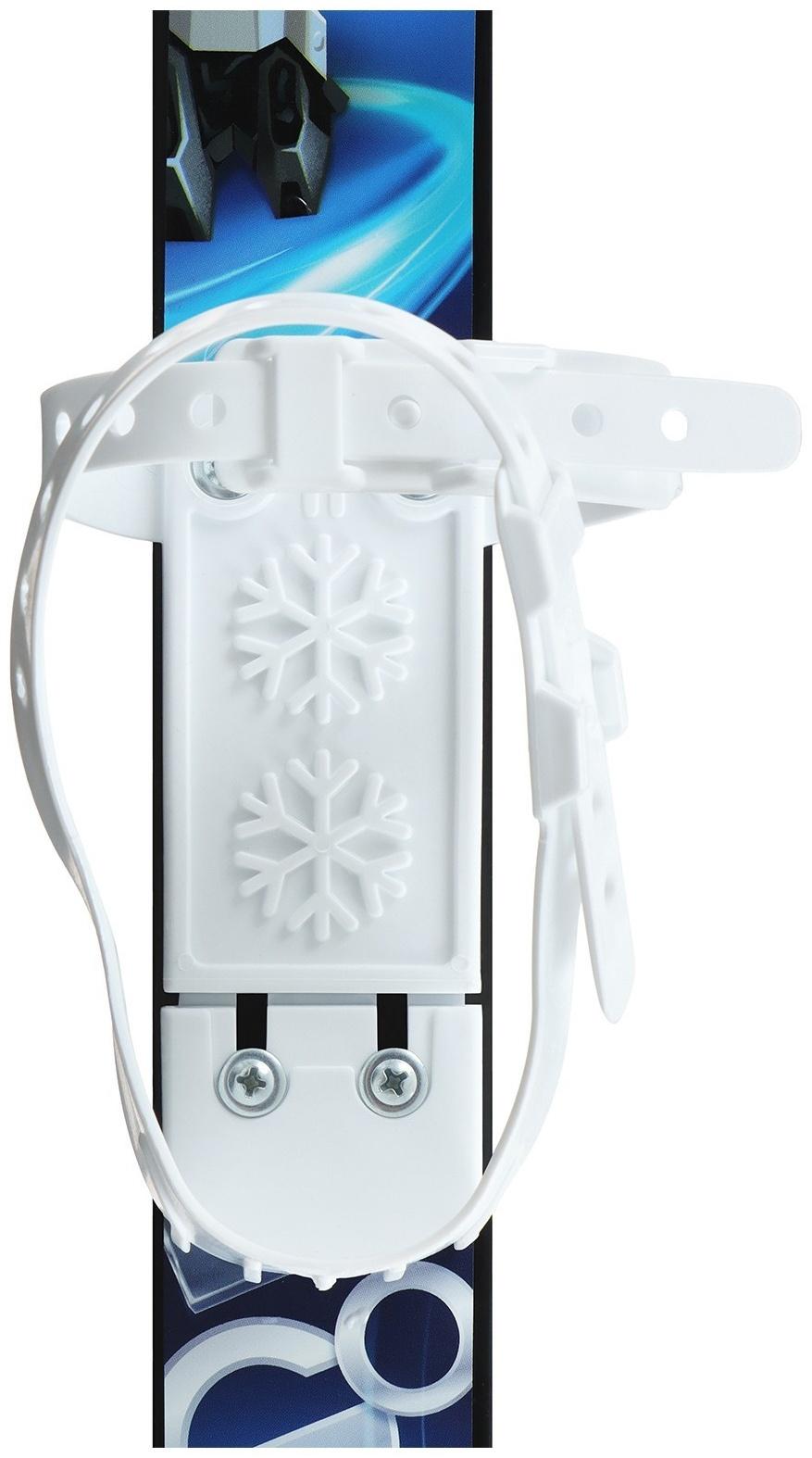 Комплект лыжный детский Snow Cat: лыжи 75 см, палки 75 см