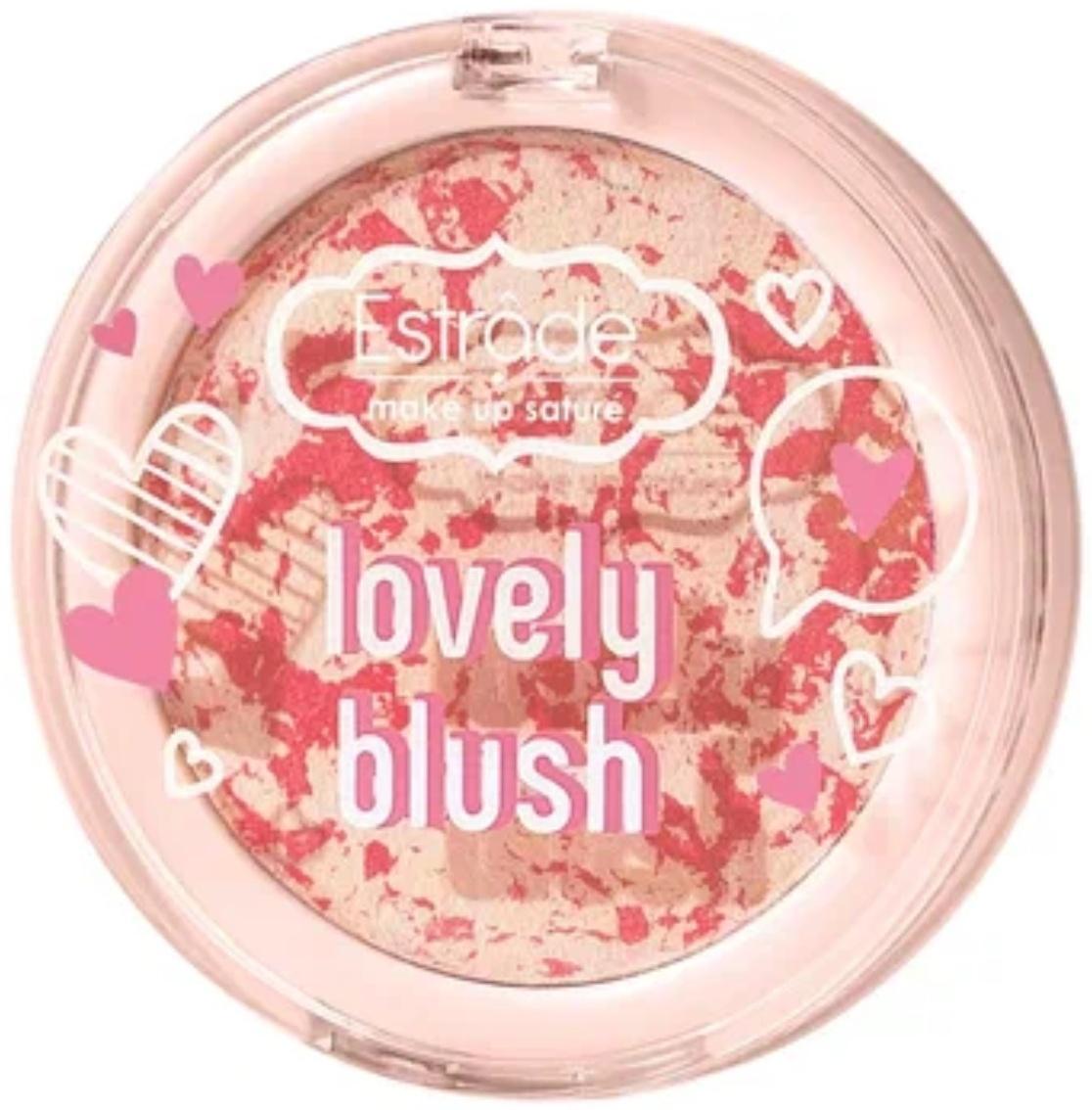 Румяна компактные Estrâde Lovely Blush, тон 201