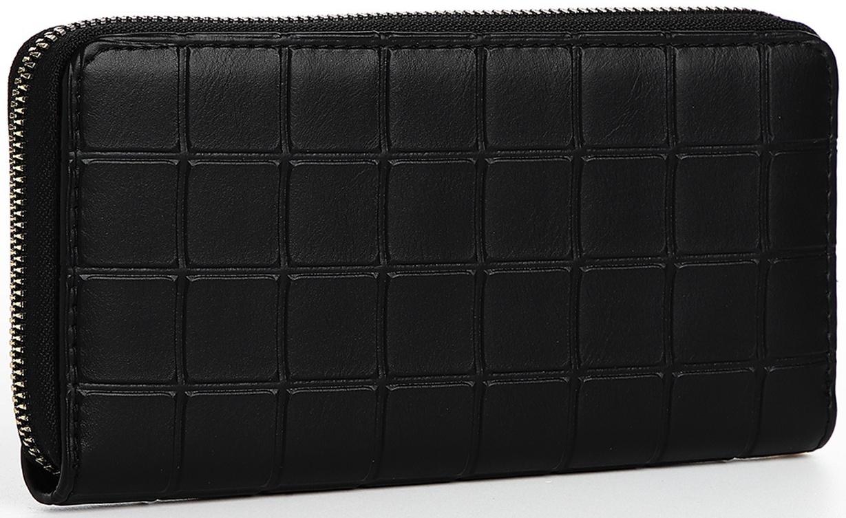 Кошелёк на молнии, цвет чёрный