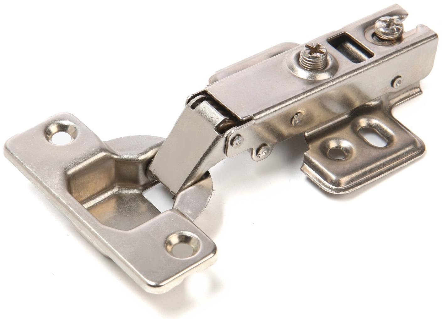 Петля мебельная накладная 90 градусов ТУНДРА, с доводчиком