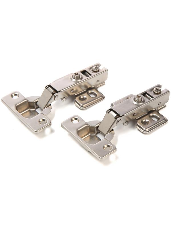 Петля мебельная накладная 90 градусов ТУНДРА, с доводчиком