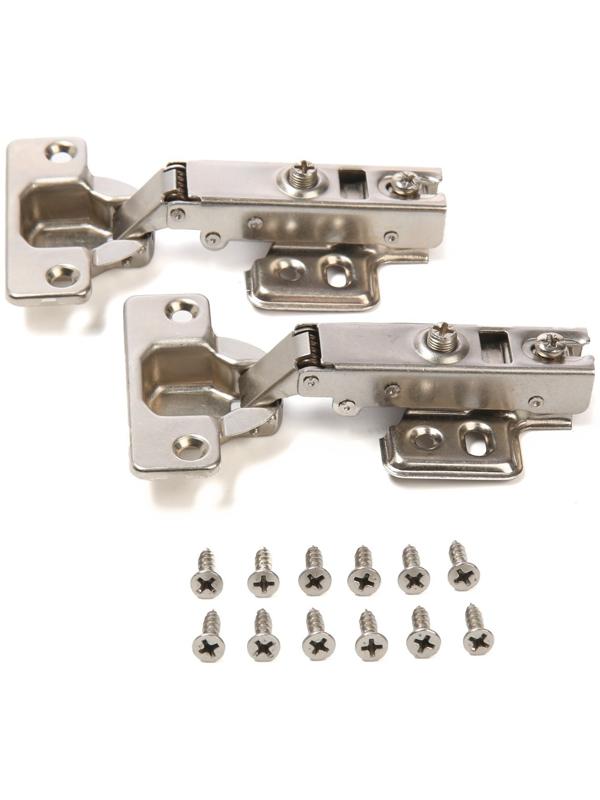 Петля мебельная накладная 90 градусов ТУНДРА, с доводчиком