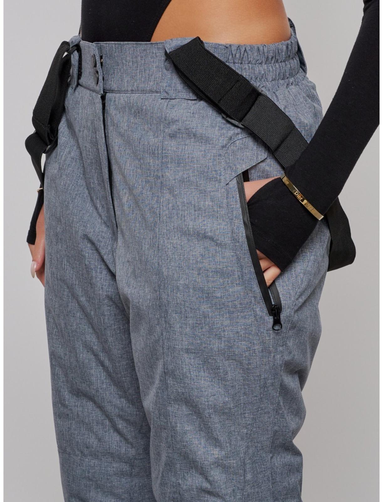 Костюм горнолыжный женский зимний, размер 48, цвет голубой