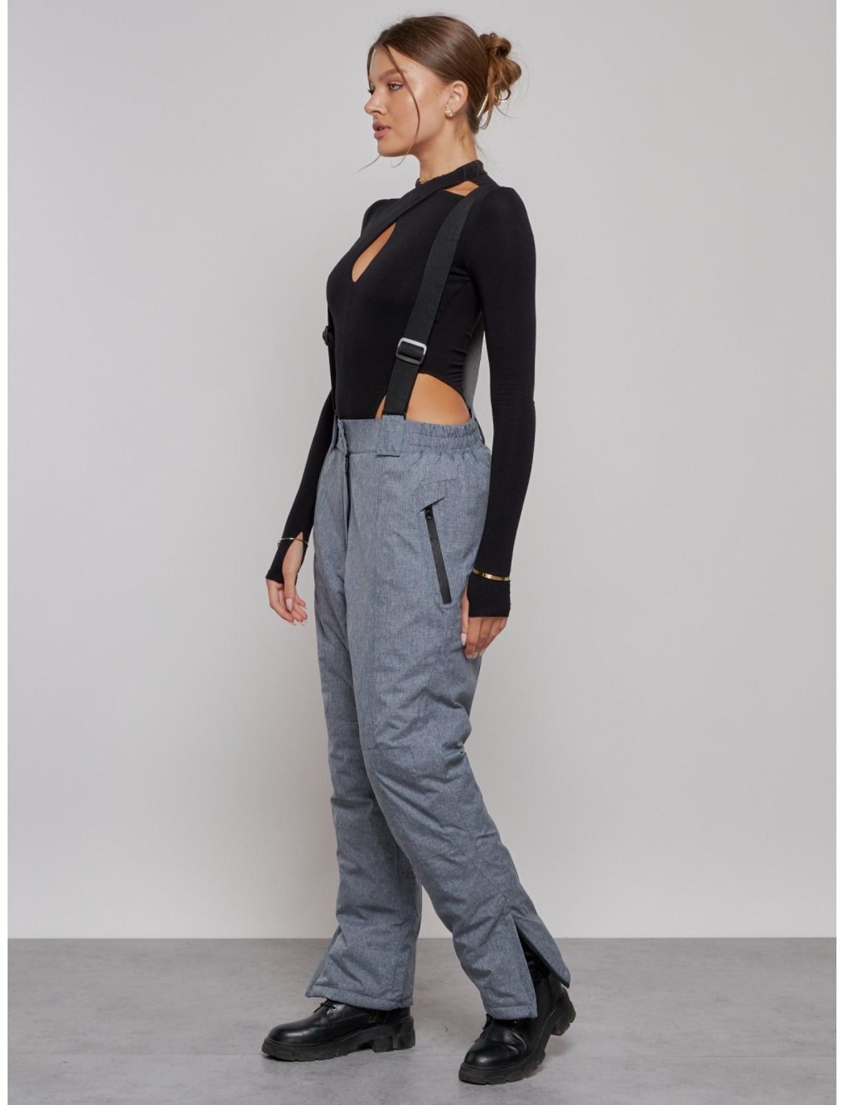 Костюм горнолыжный женский зимний, размер 48, цвет голубой