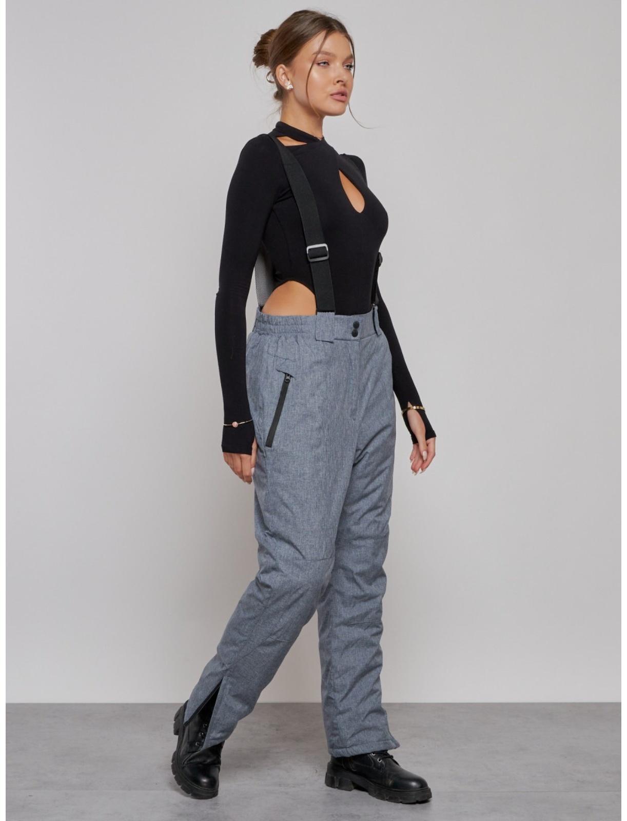 Костюм горнолыжный женский зимний, размер 48, цвет голубой