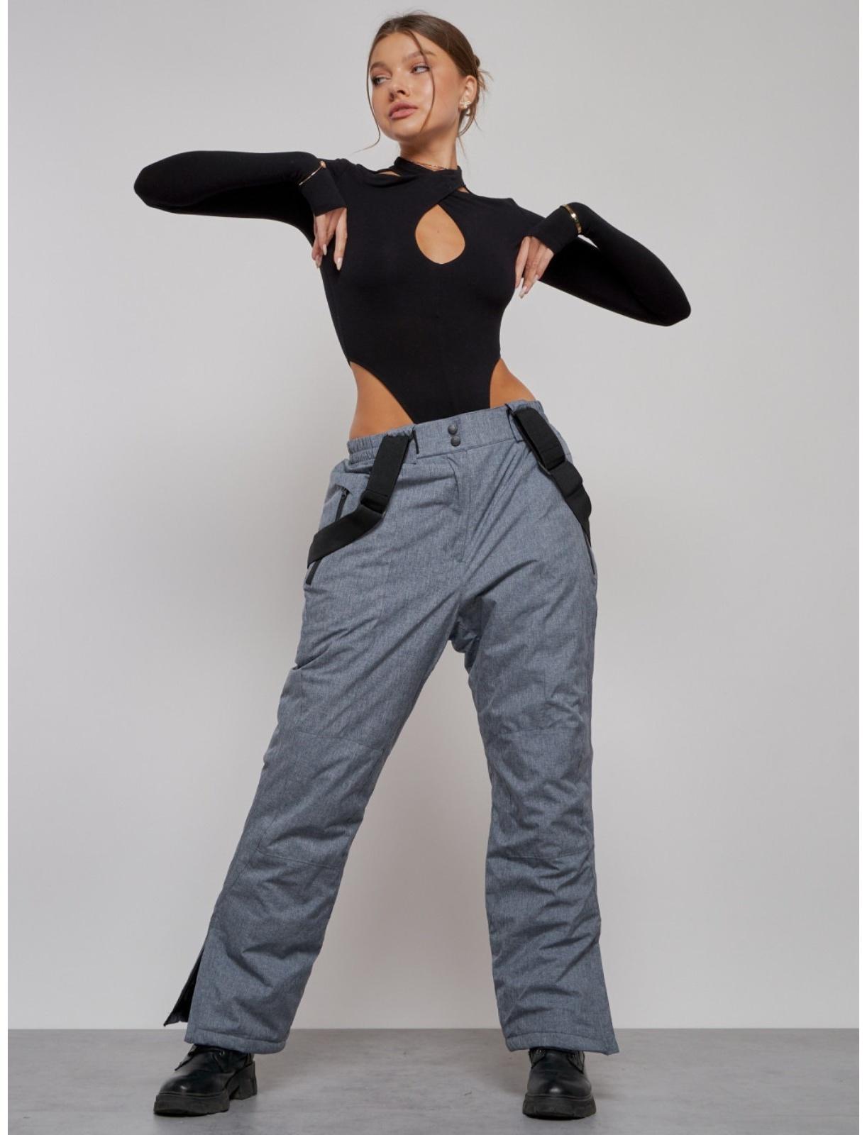 Костюм горнолыжный женский зимний, размер 48, цвет голубой