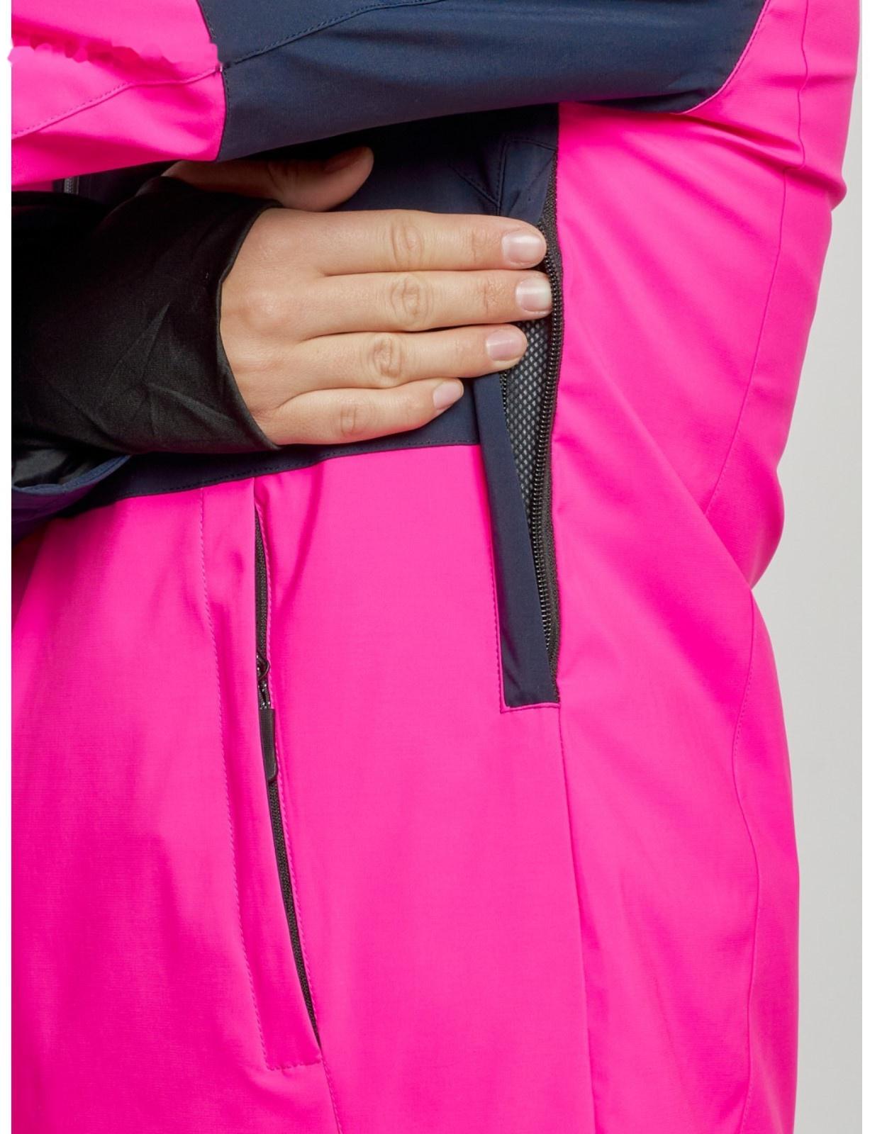 Костюм горнолыжный женский зимний, размер 48, цвет розовый