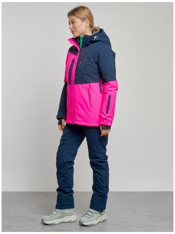 Костюм горнолыжный женский зимний, размер 48, цвет розовый