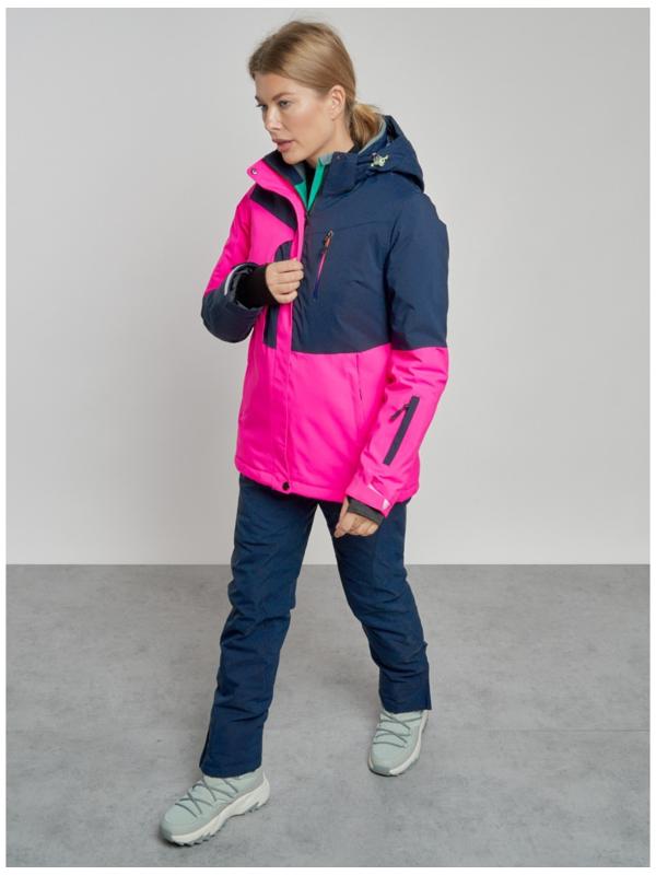 Костюм горнолыжный женский зимний, размер 48, цвет розовый