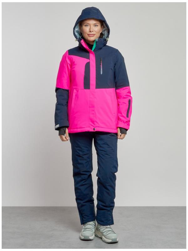 Костюм горнолыжный женский зимний, размер 48, цвет розовый
