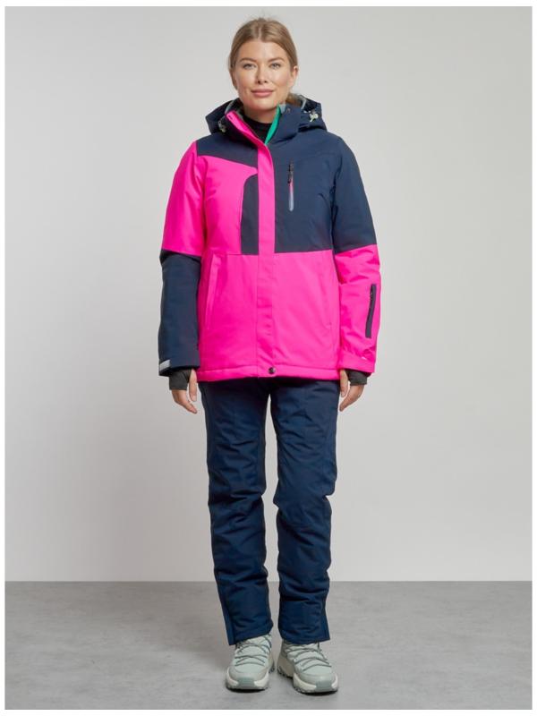 Костюм горнолыжный женский зимний, размер 48, цвет розовый