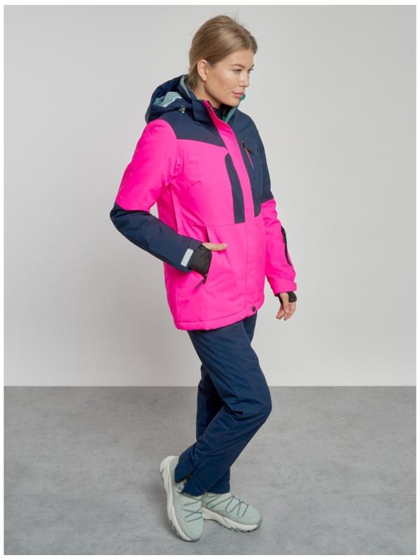 Костюм горнолыжный женский зимний, размер 48, цвет розовый