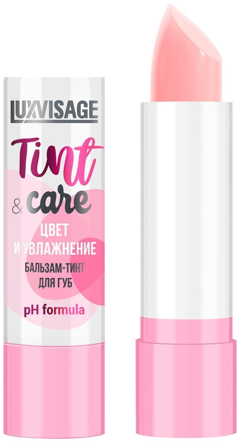 Бальзам-тинт для губ Luxvisage Tint & Care pH Formula, цвет и увлажнение, тон 01, 4.2 г