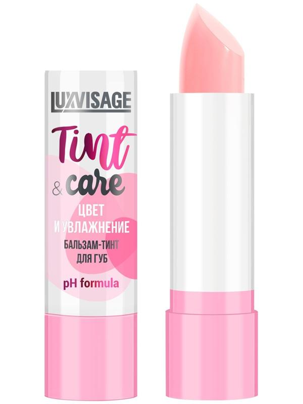 Бальзам-тинт для губ Luxvisage Tint & Care pH Formula, цвет и увлажнение, тон 01, 4.2 г