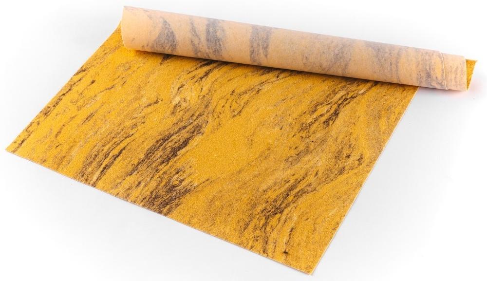 Гибкий камень Yelleg Marble 950х550х1,25 в упаковке 5 листов 2,61 кв.м