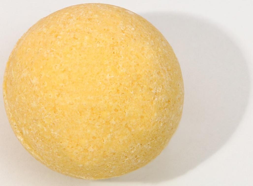 Бомбочка для ванны «Сияй!», 40 г, аромат сочная дыня, ЧИСТОЕ СЧАСТЬЕ