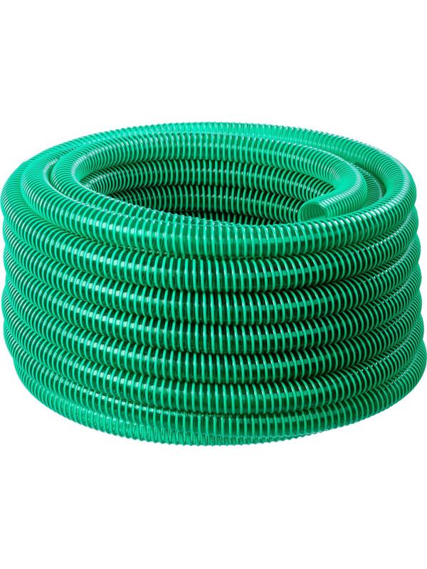 Шланг напорно-всасывающий со спиралью ПВХ, 3 атм, 38мм х 30м ЗУБР