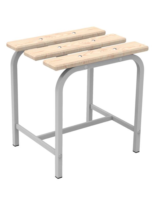 Скамья TI_СТ дерев. доска, Ш430хГ350хВ450