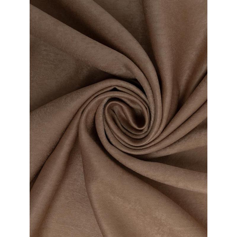 Штора Amore Mio Однотонный софт 2,0х2,7 1 шт Светло-коричневый, 75373