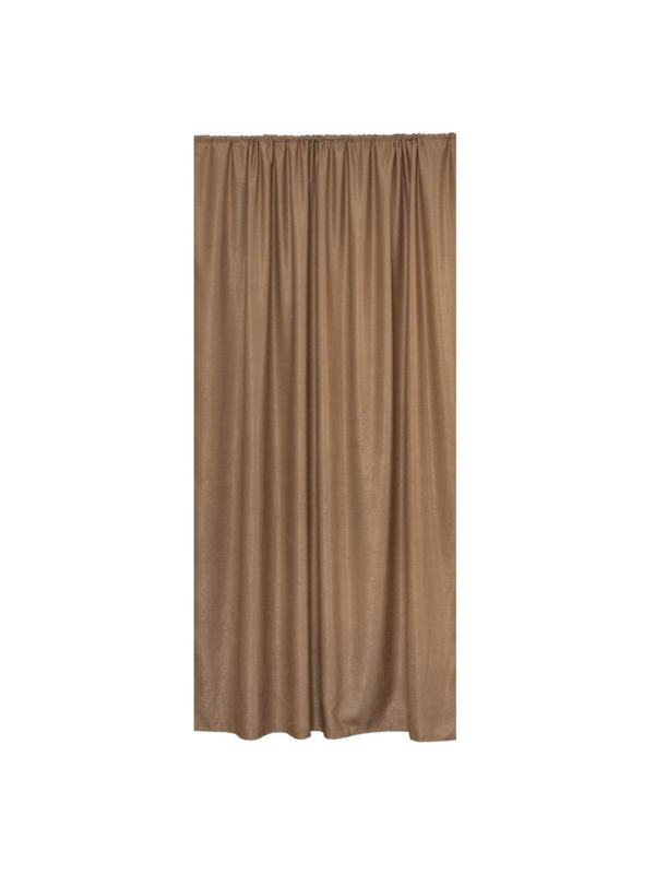 Штора Amore Mio Однотонный софт 2,0х2,7 1 шт Светло-коричневый, 75373